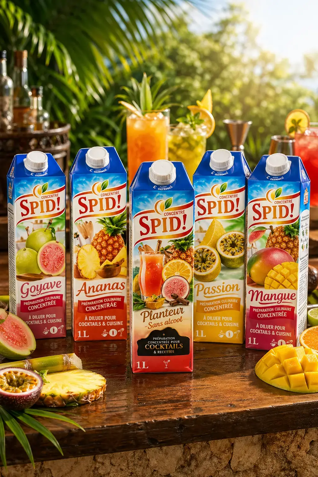 Spid — Concentrés de fruits tropicaux