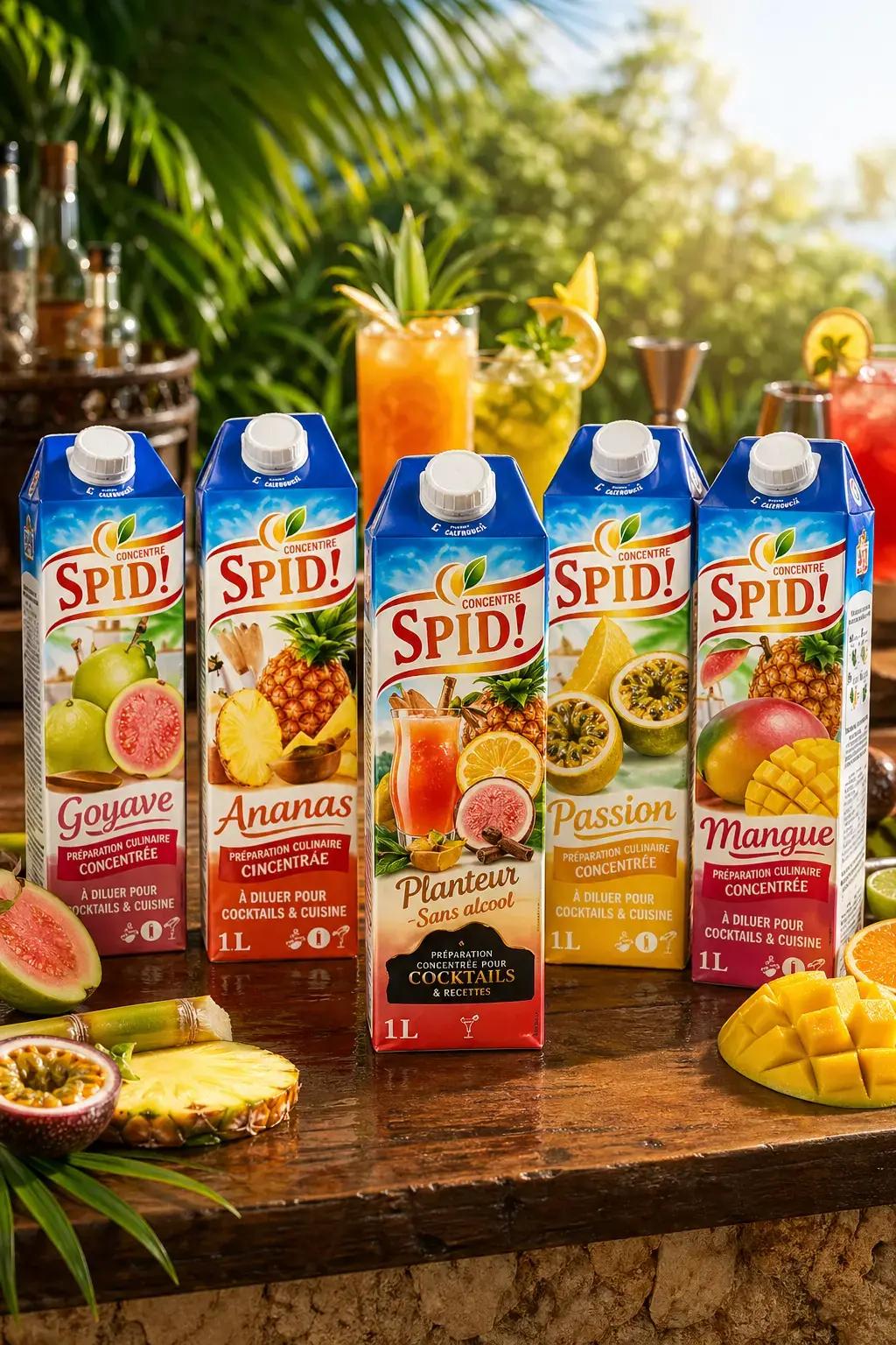 Spid — Concentrés de fruits tropicaux