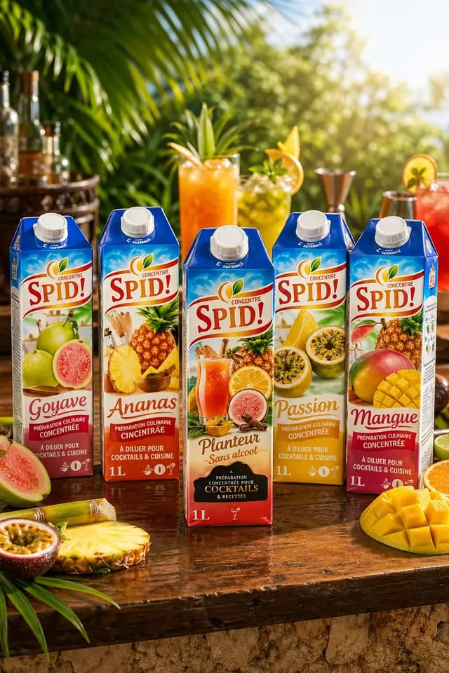 Spid — Concentrés de fruits tropicaux