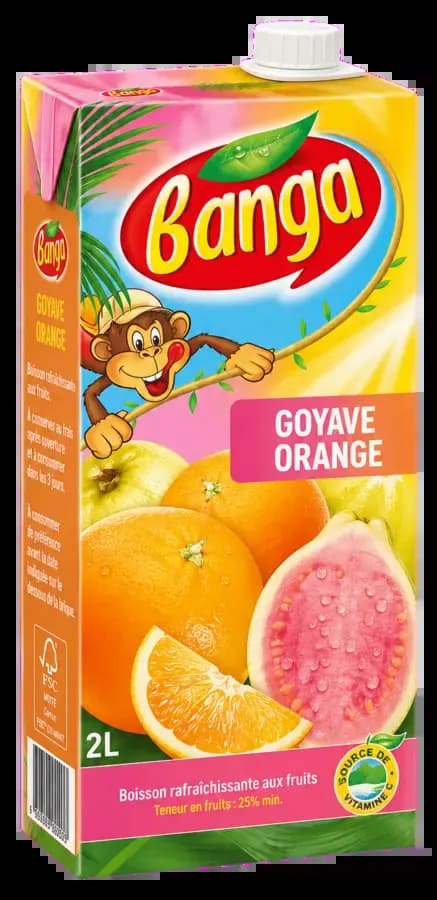 Orange Goyave Banga 2L — grossiste Chandra