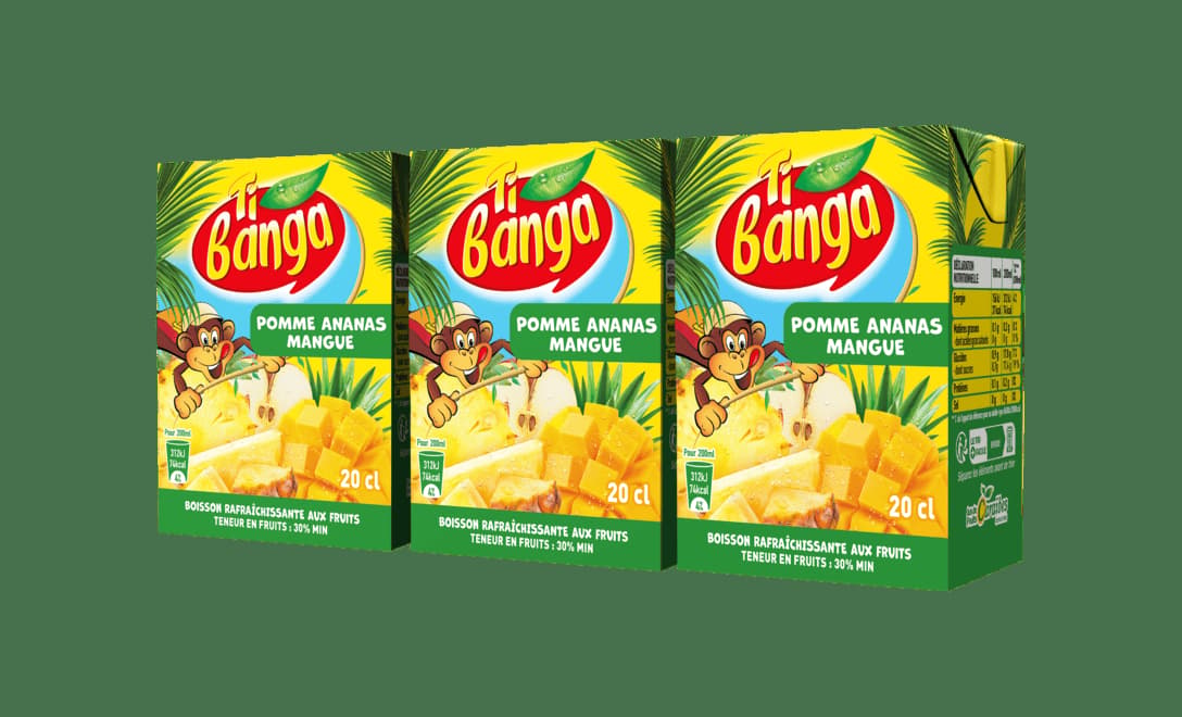 Pomme Ananas Mangue Banga 20cl — grossiste Chandra