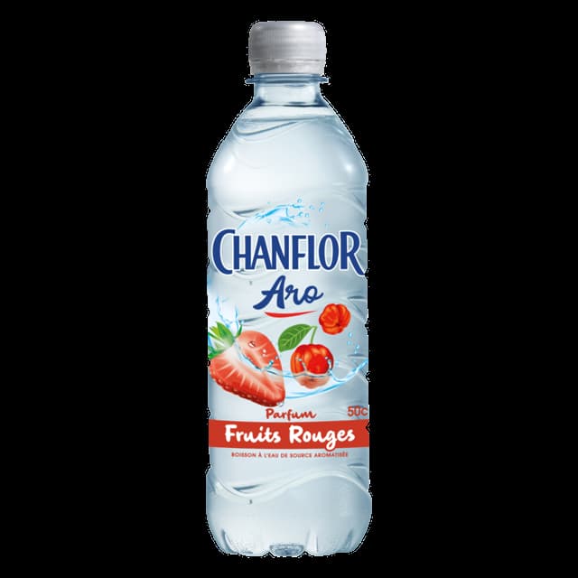 Eau aromatisée fruits rouges Chanflor 50cl — grossiste Chandra