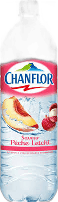 Eau aromatisée pêche litchi Chanflor 1.5L — grossiste Chandra