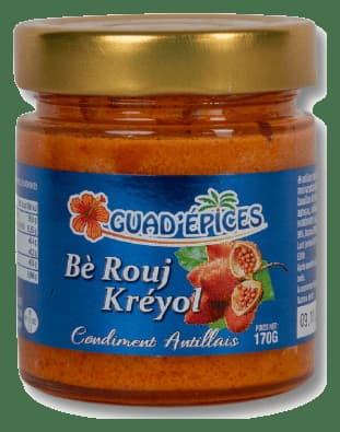 Bé rouj kreyol condiment Guad'Épices 170g — grossiste Chandra