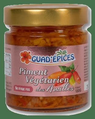 Piment végétarien antillais confit Guad'Épices 180g — grossiste Chandra