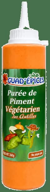 Purée de piment végétarien antillais (squeezer) Guad'Épices 260g — grossiste Chandra