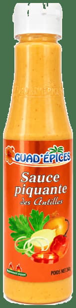 Sauce piquante des Antilles (squeezer) Guad'Épices 260g — grossiste Chandra