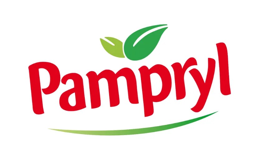 Logo Pampryl — Jus de fruits premium distribué par Chandra