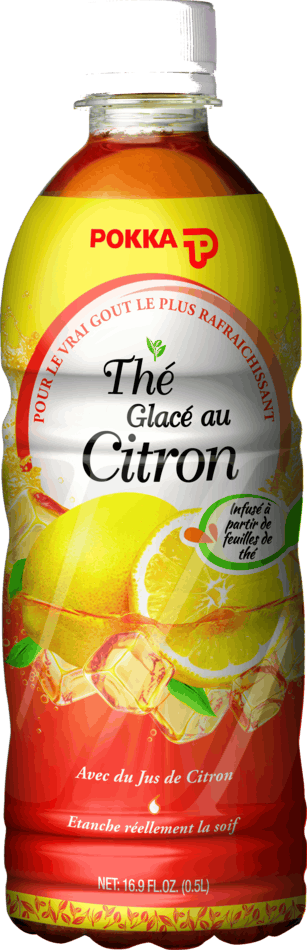 Thé glacé citron POKKA 50cl — grossiste Chandra