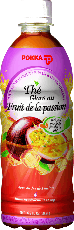 Thé glacé fruit de la passion POKKA 50cl — grossiste Chandra