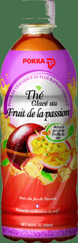 Thé glacé fruit de la passion POKKA 50cl — grossiste Chandra