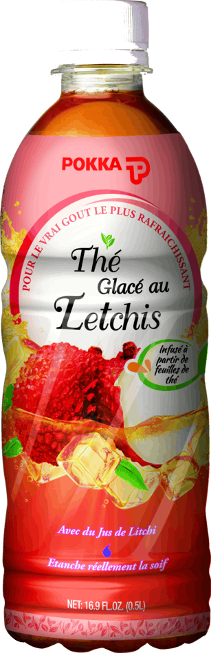 Thé glacé letchi POKKA 50cl — grossiste Chandra