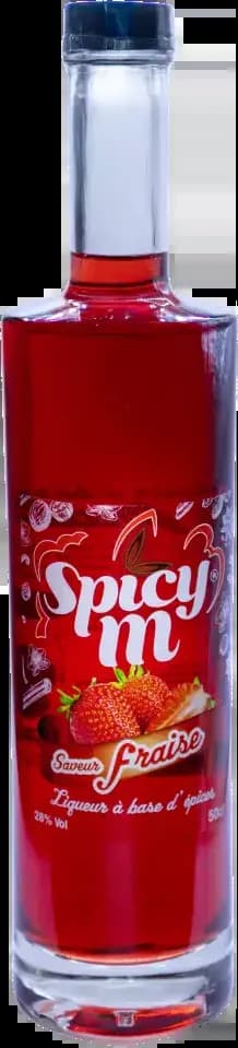 Liqueur saveur fraise SPICY M 50cl — grossiste Chandra